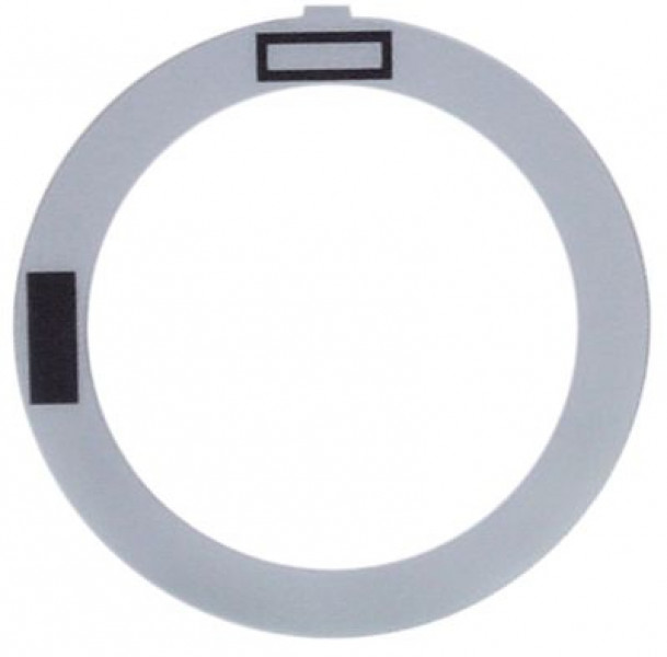 Маркировка регулировочной ручки переключатель 0-1 внутр.ø 45,5мм серебрист. внеш. ø 59мм