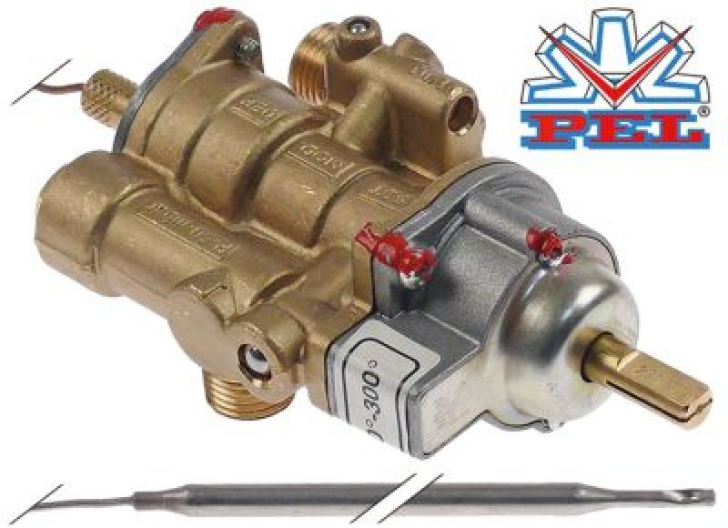 Термостат газовый тип 25ST 100-300°C вход для газа M16x1,5 (труба-ø 10 мм) МЖ 0мм