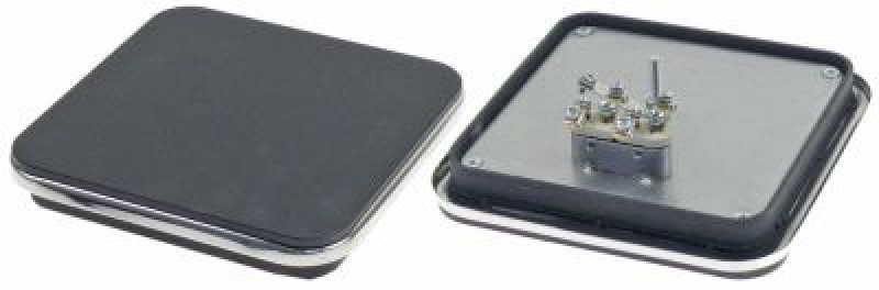 Конфорка размеры 220x220мм 2600Вт 440В присоединение 4 винтовых зажима с кромкой