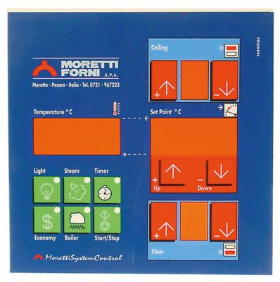 Клавиатура плёночная голуб.