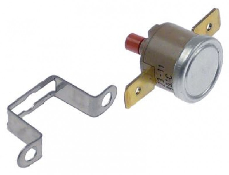 Термостат защитный прикладной  темп. выкл. 90°C 1NC 16А расст-ние меж. отвер-ми 235мм