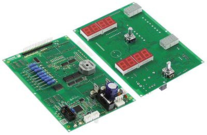 Плата печатная дисплея Д 160мм Ш 110мм с потенциометром пароконвектомат
