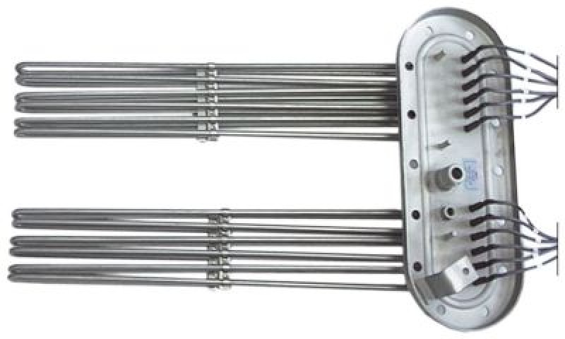 Элемент нагревательный 25200Вт 400В Д 470мм специальное крепление присоединение кабель