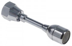 Труба водопроводная резьба 3/8&quot; труба ø  8мм хромированная латунь  Д 95мм ширина зева ключа 24