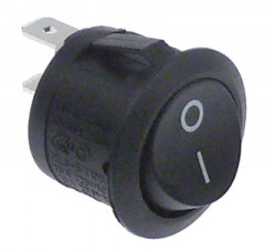 Выключатель балансирный монтажные размеры ø20 мм чёрн./красн. 1NO 250В