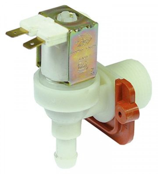 Клапан электромагнитный одинарн. углов. пластмасса темп. макс. 90°C вход 3/4" 230 В перем. тока TP