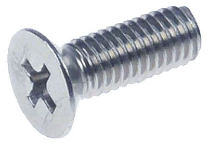 Винт с потайной головкой DIN 965/ISO 7046 резьба M5 Д 14мм CNS отверстие крестовой шлиц