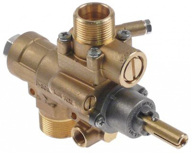 Кран газовый тип A63V вход для газа M28x1,5 (труба-ø 20 мм)