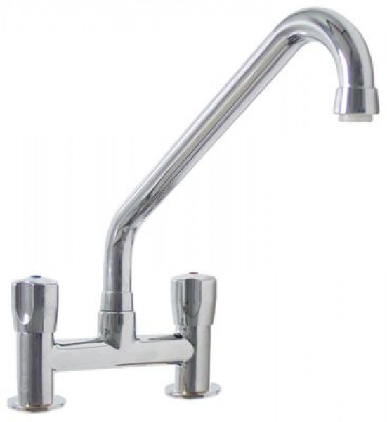 Кран-смеситель двухчастный верхняя часть крана с поворотным изливом присоединение G 3/4"