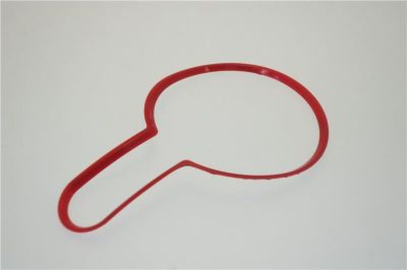 CORNICETTA PLASTICA ROSSA