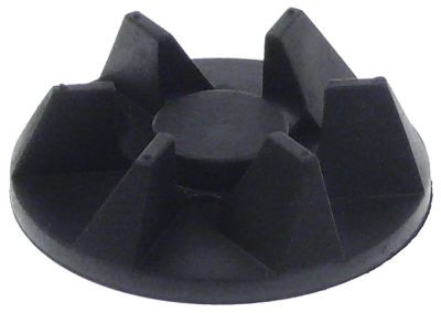 Захватка резина ø 38мм В 115мм ВнР M6R зубчики 6 для прибора HBB250/HBB250S