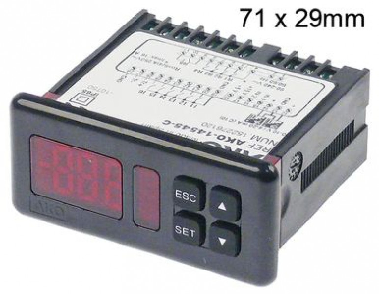 Регулятор электронный 12В мм 71x29мм NTC/4-20 мА выходы реле 7 вмонтирование - - - да NTC DI DI