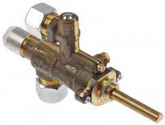 Кран газовый тип CAL-3200 МЖ 0мм вход для газа M18x1,5 (труба-ø 12 мм)