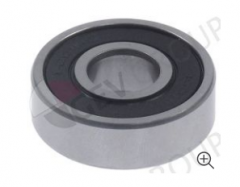 Подшипник шариковый тип 6201-2RS ø вала 12мм внеш. ø 32мм Ш 10мм