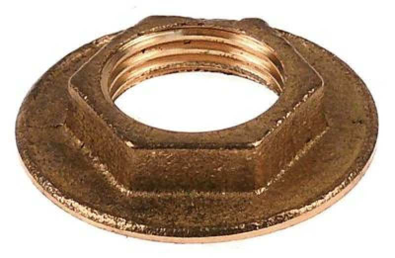 Гайка резьба 1/2" латунь ø 40мм В 8мм ширина зева ключа 25 кол-во в уп-вке 1штук