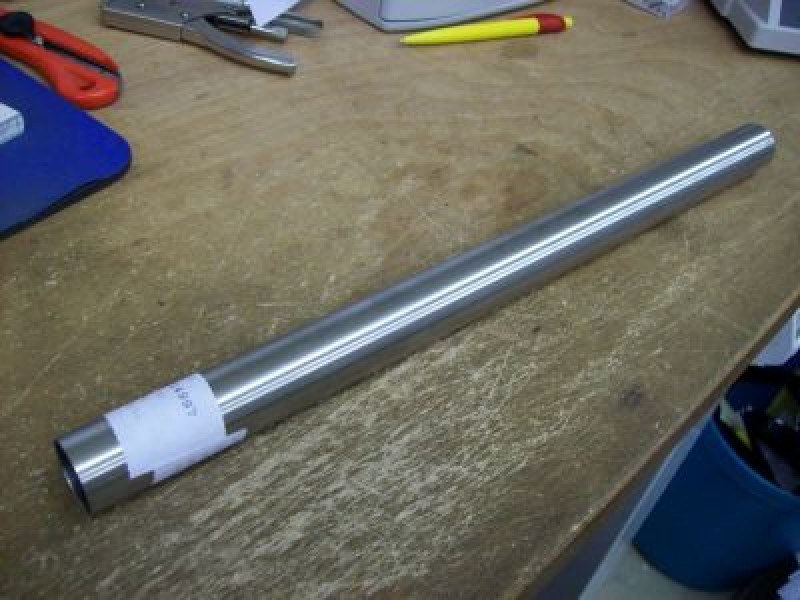 Griffrohr Ambach SIG105  CNS Ø i 28  a30mm  lang 450mm