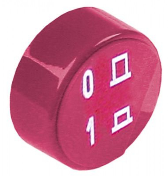 Выключатель нажимной кнопочный красн. ø 23мм ВЛK-ВЫКЛ -