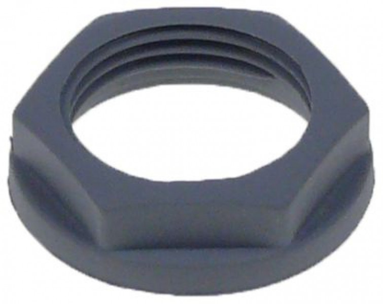 Гайка резьба 3/4" пластмасса В 10мм ширина зева ключа 30 кол-во в уп-вке 1штук