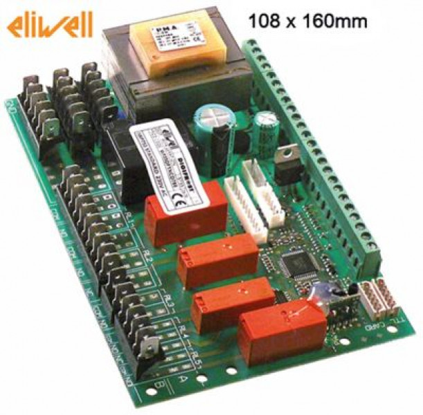Плата печатная силового модуля 230В мм 107,5x160мм NTC/PTC выходы реле 5 печатная плата  -  - да да