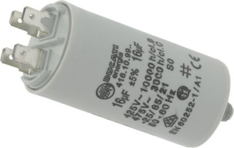 Конденсатор рабочий ёмкость 16мкФ 450В конденсатор в металлическом корпусе