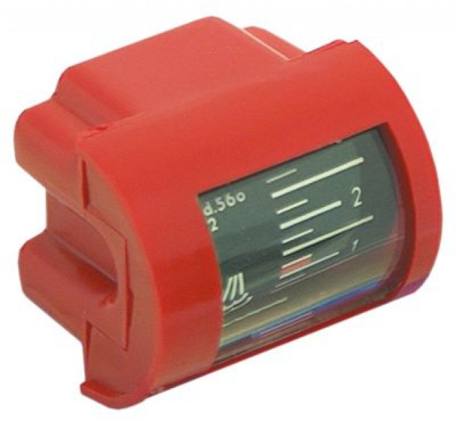 Манометр резьба 1/4" красн. маркировка 1 диапазон давления 0 до 18бар