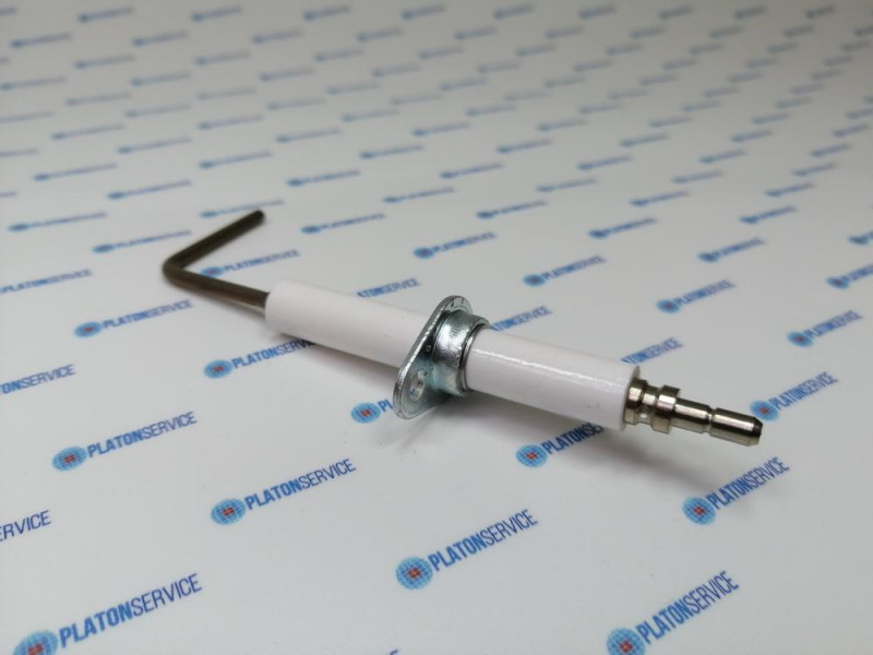 Электрод зажигания Д1  31мм Д2 30мм с фланцем Д1 ø 95мм длина фланца 24мм ширина фланца 17мм