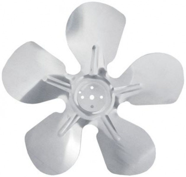 Крыльчатка вентилятора алюминий  ø 254мм Ш 50мм крепление для крыльчатки 254мм всасывающ.