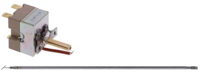 Термостат темп. макс. 287°C 1-полярн. 1CO 16А ø датчик 3мм Д датчик 180мм