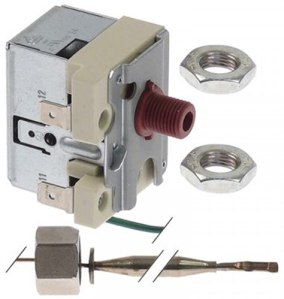 Термостат защитный темп. выкл. 365°C 1-полярн. 16А ø датчик 5мм Д датчик 70мм