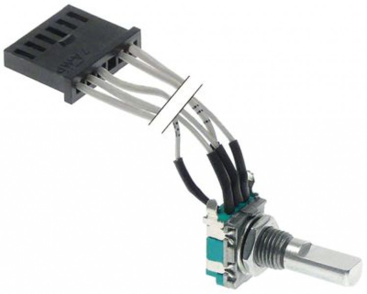 кодировщик 5ти-полюсн. для пароконвектоматов угол поворота 360° ø ось 6x4,6мм