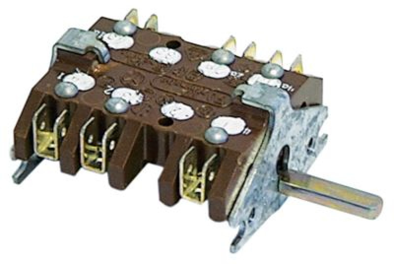 Выключатель кулачковый 16А последовательность включения 0-1-2-3 ø ось 6x4,6мм