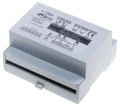 Плата печатная силового модуля 230В мм 104x91мм выходы реле 3 4 комн.темп.вход NTC датчик DEF  NTC