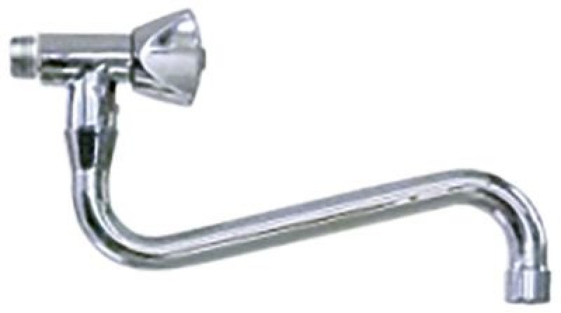 Вентиль поворотный GEV серия GASTROTOP PREMIUM верхняя керамическая часть длина слива 170мм