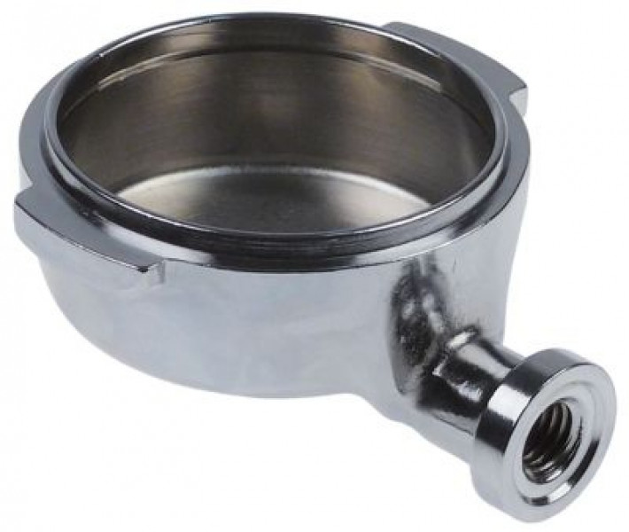 Портафильтр хромированная латунь  внутр.ø 62мм выпускное отверстие 3/8" рукоятка M12x1,75