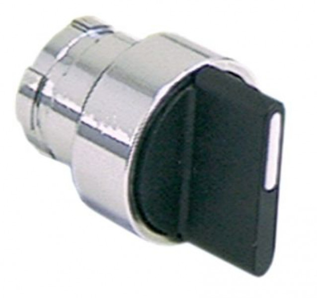 Выключатель-селектор чёрн. фиксирующ. монтажные размеры ø22 мм