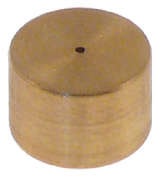 Жиклёр латунь Д1 ø 12мм 07 TYC D12-8 ø отверстия 7мм монтаж. поз-ция в шланге