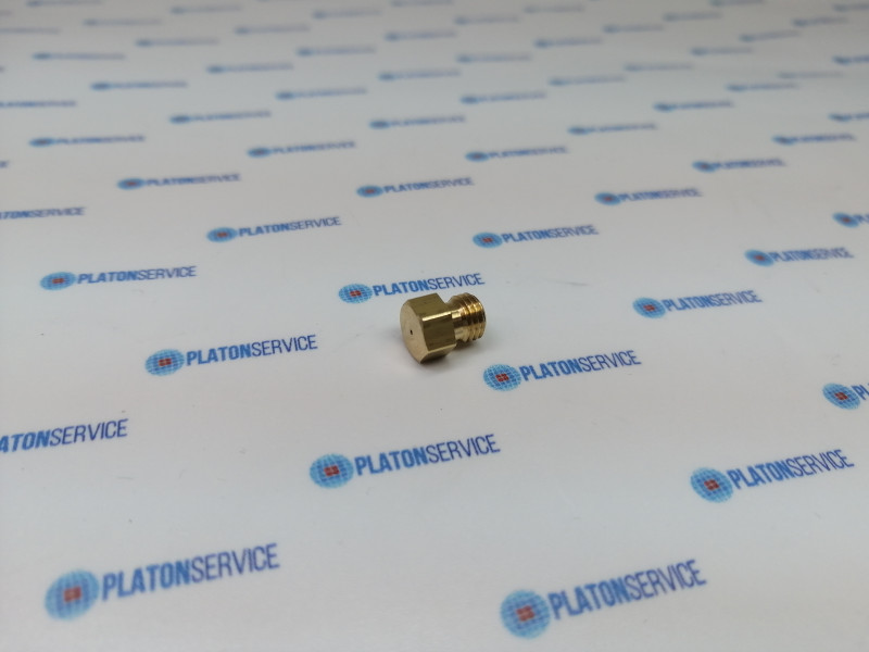 Жиклёр резьба M6x0,75 Д 9мм ø отверстия 5мм