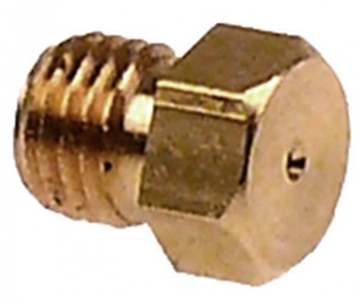 Жиклёр резьба M6x0,75 Д 9мм ø отверстия 5мм