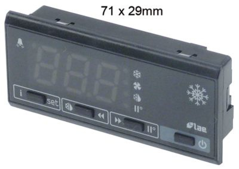 Блок клавиатуры мм 71x29мм тип LCD5-S LAE экран 3х-значн. монтажная глубина 20мм