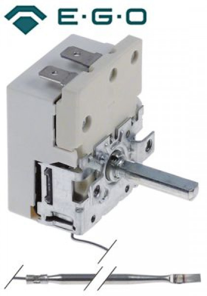 Термостат темп. макс. 320°C 1-полярн. NO 16А ø датчик 3мм Д датчик 158мм