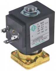 Клапан электромагнитный с фланцем латунь DN 25мм силикон 2-ходов. 230 В перем. тока ODE