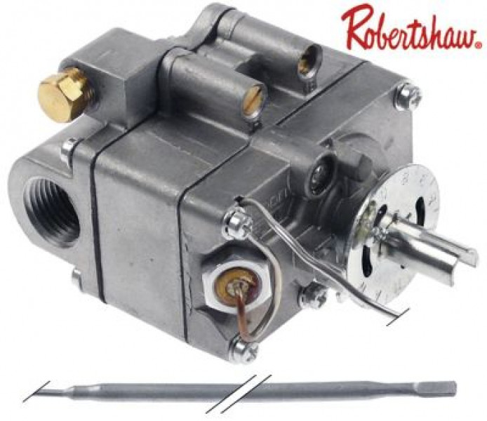 Термостат газовый тип FDO-1-04-48 65-287°C вход для газа 1/2" NPT выход для газа 1/2" NPT