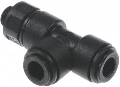 Соединители труб торцевые резьба 1/8" BSP соединение с трубой ø8 мм - ø8 мм тройник