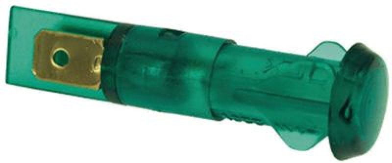 Лампочка сигнальная 230В зелён.