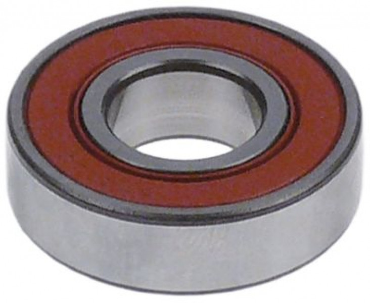 Подшипник шариковый с глубоким жёлобом тип 6001-2RS ø вала 12мм внеш. ø 28мм Ш 8мм