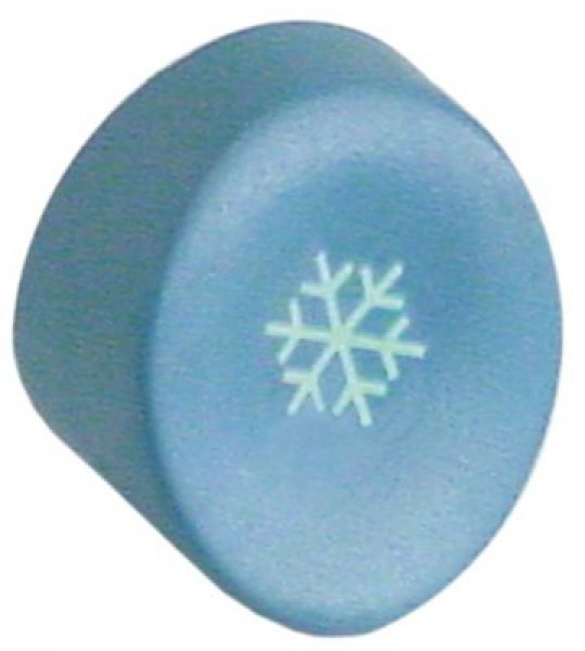 Выключатель нажимной кнопочный серо-голуб. холодное ополаскивание