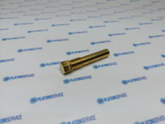 Ось для парового крана Д 41мм гнездо для оси 6,4x5,7мм