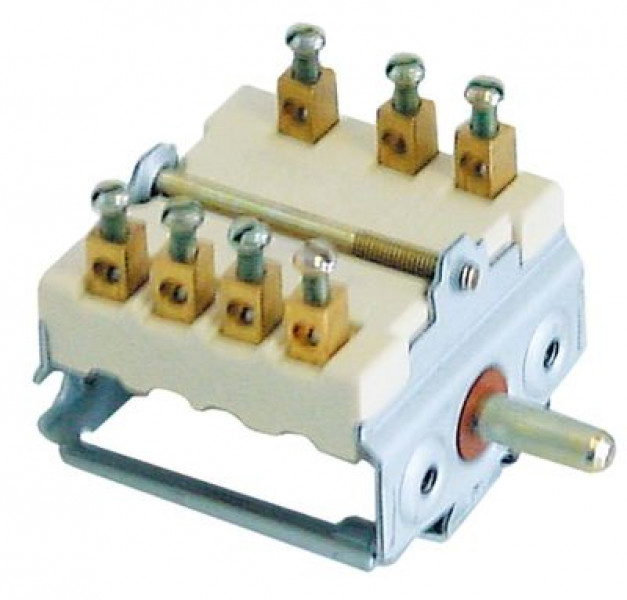 Выключатель кулачковый 16А последовательность включения 0-1-2-3 ø ось 6x4,6мм