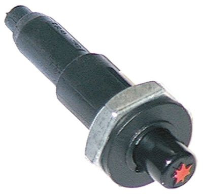 Воспламенитель пьезоэлектрический ø монтажный 22мм присоединение ø2,4 мм корпус аппарата нагнетанием