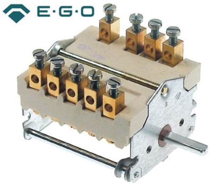 Выключатель кулачковый 32А последовательность включения 0-1-2 ø ось 6x4,6мм